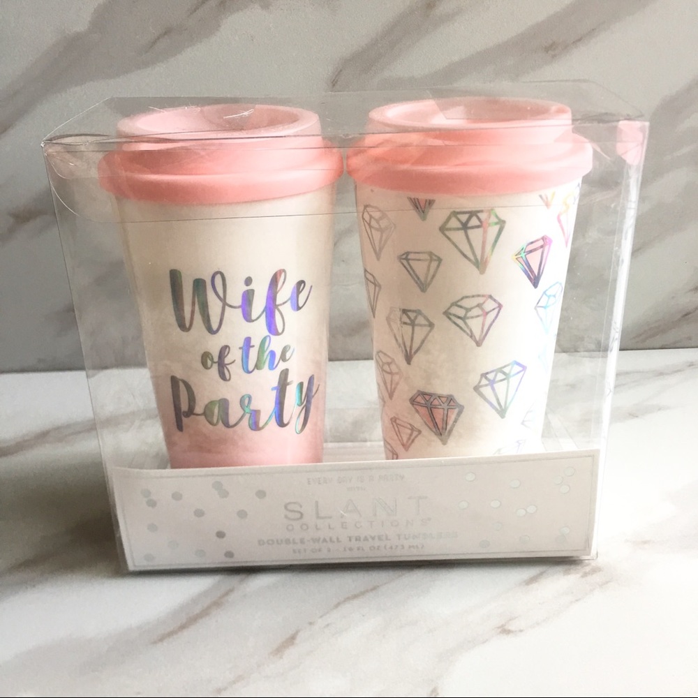 WIFE OF THE PARTY Travel Tumblers Double-Wall - Picture 4 of 6